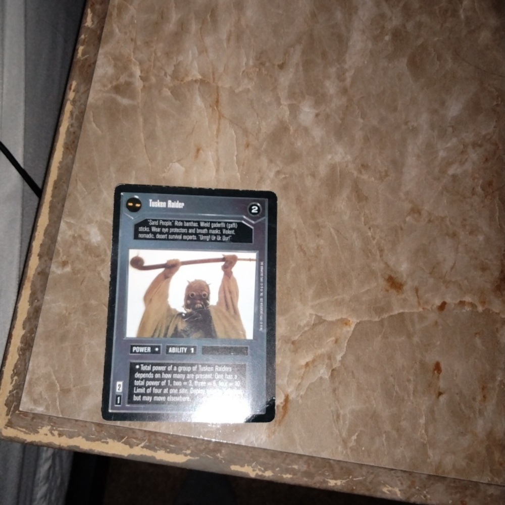 Star wars card